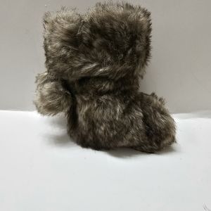 Faux Fur Boot Christmas Tree/Holiday Decorative Ornament